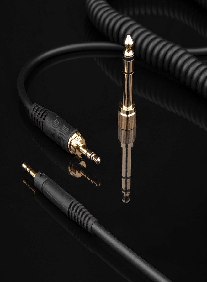 weishan HD598 Cable Coiled Aux Cord Replacement for Sennheiser HD598 Cs HD599 HD569 HD579 HD558 HD518 Headphone Audio Cable with 6.35mm Adapter 4 to 12ft Long - Image 5